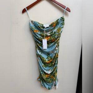 NWT Reformation Prunella Knit Floral Print Dress